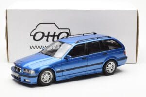 BMW 328i E36 Touring M Package Modrý Otto 1:18 OT358 Pryskyřice – obrázek 6 z 6