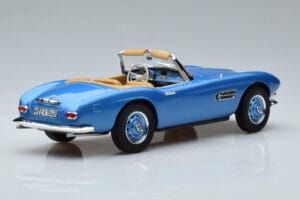 BMW 507 Modrá Norev 1:18 183234 Kov – obrázek 2 z 6