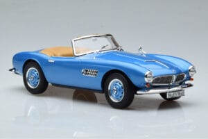 BMW 507 Modrá Norev 1:18 183234 Kov – obrázek 4 z 6