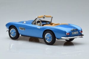 BMW 507 Modrá Norev 1:18 183234 Kov – obrázek 5 z 6