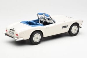BMW 507 Roadster Bílý Norev 1:18 183232 Kov – obrázek 2 z 6