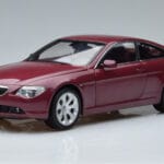 BMW 645Ci E63 Tmavě Červený Kyosho 1:18 08701CR Kov