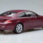 BMW 645Ci E63 Tmavě Červený Kyosho 1:18 08701CR Kov - image 3 of 7
