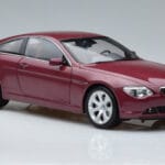 BMW 645Ci E63 Tmavě Červený Kyosho 1:18 08701CR Kov - image 5 of 7