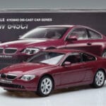 BMW 645Ci E63 Tmavě Červený Kyosho 1:18 08701CR Kov - image 7 of 7