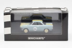 BMW 700 Sport #64 Hulbusch / Stausberg 12 Hours of Nurburgring 1961 Minichamps 1:43 400612364 Kov – obrázek 4 z 4