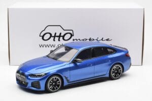 BMW i4 M50 G26 Modrý Otto 1:18 OT453 Pryskyřice – obrázek 6 z 6