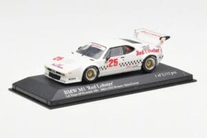 BMW M1 IMSA #25 Red Lobster Cowart / Miller LA Times Grand Prix Winner 1981 Minichamps 1:43 430812525 Kov – obrázek 2 z 4