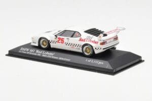BMW M1 IMSA #25 Red Lobster Cowart / Miller LA Times Grand Prix Winner 1981 Minichamps 1:43 430812525 Kov – obrázek 3 z 4