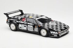 BMW M1 #111 Team MK Motorsport J-L. Witmeur / Krankenberg / Libert 24 Hours of Le Mans 1986 Minichamps 1:18 180862911 Kov – obrázek 6 z 8