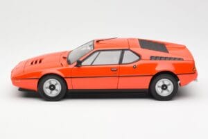 BMW M1 Oranžový Metalíza Norev 1:18 183222 Kov – obrázek 4 z 8