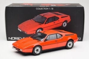 BMW M1 Oranžový Metalíza Norev 1:18 183222 Kov – obrázek 8 z 8