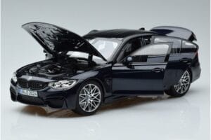 BMW M3 F80 Competition Modrý Norev 1:18 183236 Kov – obrázek 2 z 7
