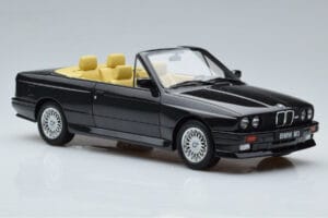 BMW M3 E30 Kabriolet Černý Otto 1:18 OT1012 Pryskyřice – obrázek 4 z 6
