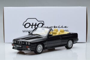 BMW M3 E30 Kabriolet Černý Otto 1:18 OT1012 Pryskyřice – obrázek 6 z 6