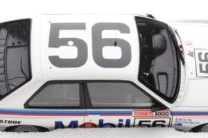 BMW M3 E30 #56 P. Brock / J. Richards Mobil Bathurst 1000 1988 AUTOart 1:18 88847 Kov – obrázek 8 z 9