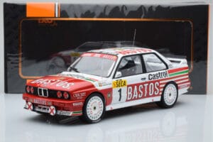 BMW M3 E30 Bastos #1 R. Ravaglia / E. Pirro / E. Van de Poele 24 Hours of Spa 1991 IXO 1:18 18RMC081A Kov – obrázek 6 z 6