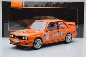 BMW M3 E30 Jagermeister #19 A. Hahne DTM Nurburgring 1992 IXO 1:18 18RMC082A Kov – obrázek 6 z 6