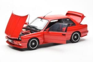 BMW M3 E30 Sport Evolution Cecotto Edition Červený AUTOart 1:18 70566 Kov – obrázek 2 z 8