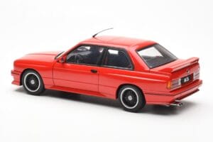 BMW M3 E30 Sport Evolution Cecotto Edition Červený AUTOart 1:18 70566 Kov – obrázek 7 z 8