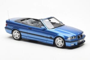 BMW M3 E36 Kabriolet Modrý Otto 1:18 OT279 Pryskyřice – obrázek 4 z 5