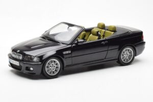 BMW M3 E46 Kabriolet Černý Kyosho 1:18 80430024431