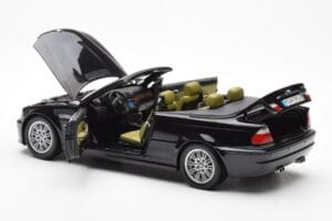 BMW M3 E46 Kabriolet Černý Kyosho 1:18 80430024431 Kov – obrázek 5 z 8