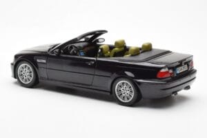 BMW M3 E46 Kabriolet Černý Kyosho 1:18 80430024431 Kov – obrázek 7 z 8