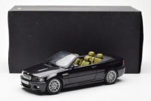BMW M3 E46 Kabriolet Černý Kyosho 1:18 80430024431 Kov – obrázek 8 z 8