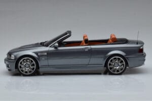 BMW M3 E46 Kabriolet Šedý Otto 1:18 OT1006 Pryskyřice – obrázek 3 z 6