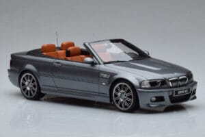 BMW M3 E46 Kabriolet Šedý Otto 1:18 OT1006 Pryskyřice – obrázek 4 z 6