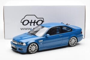 BMW M3 E46 Modrý Otto 1:18 OT790 Pryskyřice – obrázek 6 z 6