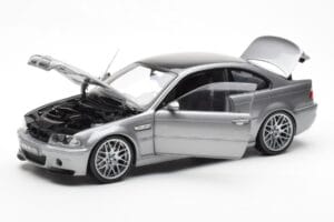 BMW M3 E46 CSL Šedý Kyosho 1:18 80430302734 Kov – obrázek 2 z 8