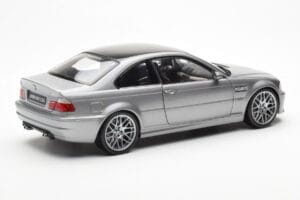 BMW M3 E46 CSL Šedý Kyosho 1:18 80430302734 Kov – obrázek 3 z 8