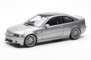 BMW M3 E46 CSL Šedý Kyosho 1:18 80430302734