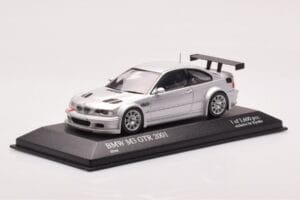 BMW M3 E46 GTR Street Stříbrný Minichamps 1:43 403012105 Kov – obrázek 2 z 4