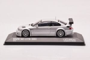 BMW M3 E46 GTR Street Stříbrný Minichamps 1:43