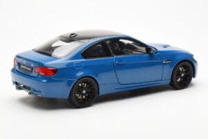 BMW M3 E92 Laguna Seca Blue Kyosho 1:18 08734LBL Kov – obrázek 3 z 8