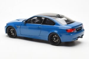 BMW M3 E92 Laguna Seca Blue Kyosho 1:18 08734LBL Kov – obrázek 7 z 8