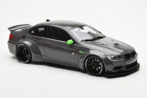 BMW M3 E92 LBWK Liberty Walk Šedý GT Spirit 1:18 GT127 Pryskyřice – obrázek 4 z 6