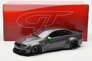 BMW M3 E92 LBWK Liberty Walk Šedý GT Spirit 1:18 GT127 Pryskyřice – obrázek 6 z 6