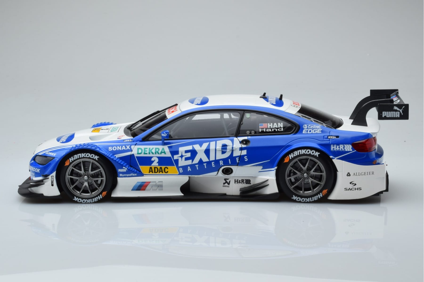 BMW M3 #2 BMW Team RMG A.J. Hand DTM 2012 Minichamps 1:18 100122202 Kov – obrázek 4 z 8
