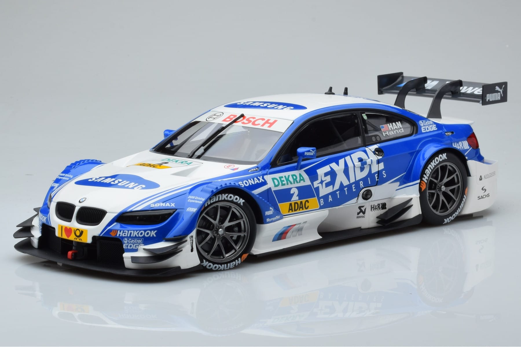 BMW M3 #2 BMW Team RMG A.J. Hand DTM 2012 Minichamps 1:18 100122202 Kov