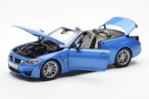 BMW M4 F83 Kabriolet Yas Marina Modrý Paragon 1:18 80432339612 Kov – obrázek 2 z 8