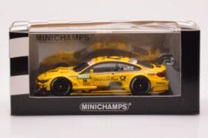 BMW M4 F82 DTM BMW Team RMG #16 T. Glock DTM 2016 Minichamps 1:43 410162416 Kov – obrázek 4 z 4