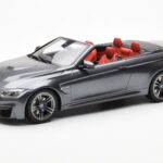 BMW M4 F83 Kabriolet Šedý GT Spirit 1:18 GT081