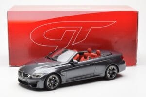 BMW M4 F83 Kabriolet Šedý GT Spirit 1:18 GT081 Pryskyřice – obrázek 6 z 6