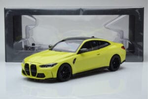 BMW M4 G82 Žlutý Edice Prodejce Minichamps 1:18 80435A51949 Kov – obrázek 8 z 8