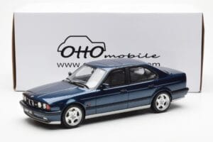 BMW M5 E34 Modrý Metallic Otto 1:18 OT576 Pryskyřice – obrázek 6 z 6