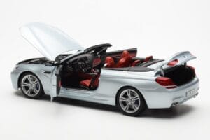 BMW M6 F12 Kabriolet Silverstone Stříbrný II Paragon 1:18 80432253656 Kov – obrázek 5 z 8